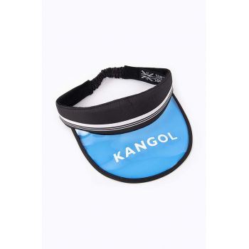 Kangol șapcă cozoroc Retro Visor cu imprimeu K5277.BLACK-BLACK