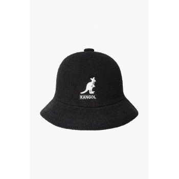 Kangol pălărie Big Logo Casual culoarea negru K3407.BLACK-BLACK