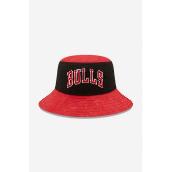 New Era pălărie din bumbac Washed Tapered Bulls culoarea roșu, bumbac 60240491-red de firma originala