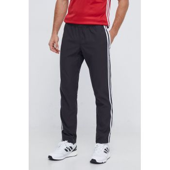 adidas Performance pantaloni de antrenament Trackstand culoarea negru, cu imprimeu  HT3672
