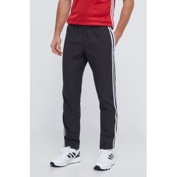 adidas Performance pantaloni de antrenament Trackstand culoarea negru, cu imprimeu HT3672