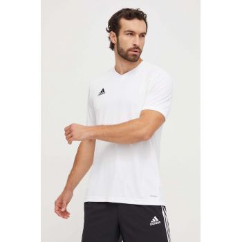 adidas Performance tricou de antrenament Entrada 22 culoarea bej, uni HC5071 ieftin