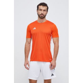 adidas Performance tricou de antrenament Tabela 23 culoarea portocaliu, cu imprimeu IB4927 ieftin