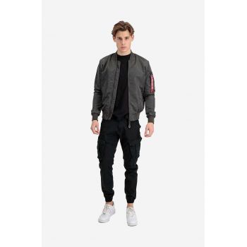 Alpha Industries geacă bomber cu două fețe MA-1 LW AOP Rainbow bărbați, culoarea gri, de tranziție 106109.136-grey de firma originala