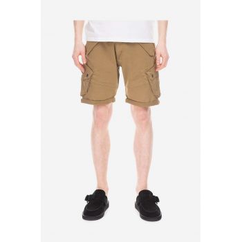 Alpha Industries pantaloni scurți Combat bărbați, culoarea bej 116210.13-beige