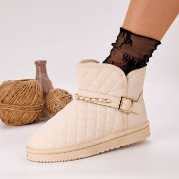 Ghete Dama Bej Tip UGG Rarre
