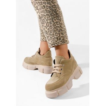 Ghete dama piele Kianna bej de firma originale