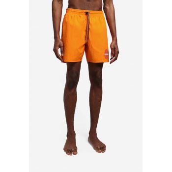 Napapijri pantaloni scurți de baie bărbați, culoarea portocaliu, uni NA4G5C.AR9-AR9 ieftin