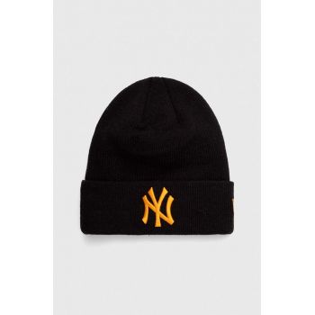 New Era caciula culoarea negru, NEW YORK YANKEES