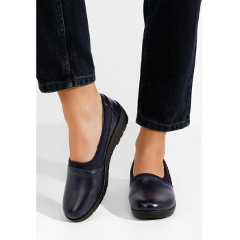 Pantofi casual dama Edana navy ieftina la reducere