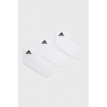 adidas șosete 6-pack culoarea alb HT3430