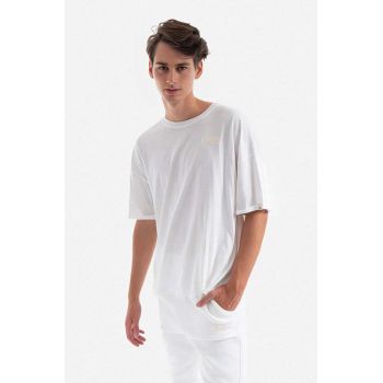 Alpha Industries tricou din bumbac bărbați, culoarea bej, uni 118532.626-cream ieftin