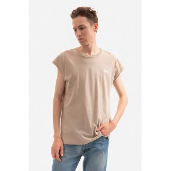 Alpha Industries tricou din bumbac culoarea bej, uni 118530.627-cream ieftin