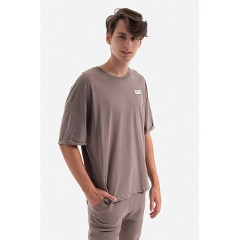 Alpha Industries tricou din bumbac culoarea gri, uni 118532.628-grey de firma original