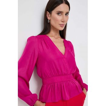 Morgan bluza femei, culoarea roz, neted de firma originala
