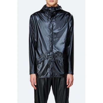 Rains geacă de ploaie Jacket culoarea negru, de tranziție 1201.SHINYBLACK-SHINY.BLAC
