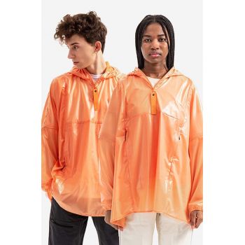 Rains geacă de ploaie Ultralight Anorak culoarea portocaliu, de tranziție, oversize 18760.ORANGE-ORANGE de firma originala