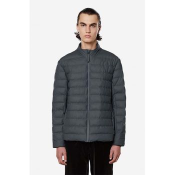 Rains geacă Trekker Jacket culoarea gri, de tranziție 1543.SLATE-SLATE