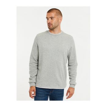 Bluza de trening cu decolteu la baza gatului Kisele 5565