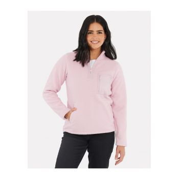 Bluza sport din fleece cu fenta cu fermoar Pharell 6103