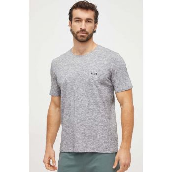BOSS tricou lounge culoarea gri, melanj, 50515312