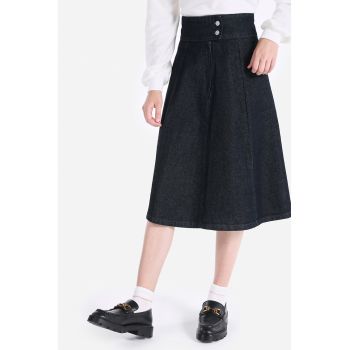 Fusta midi de denim