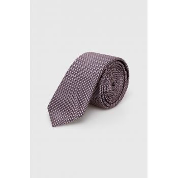 HUGO cravată de mătase culoarea roz 50509054 ieftina