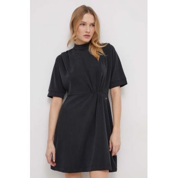 Joop! rochie culoarea negru, mini, evazati