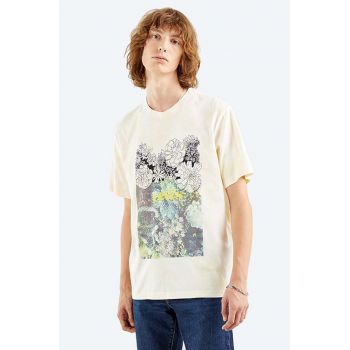 Levi's tricou din bumbac Relaxed Fit Tee Sketch culoarea bej, cu imprimeu 16143.0153-cream ieftin