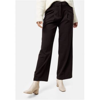 Pantaloni cu croiala ampla si pensa 5343
