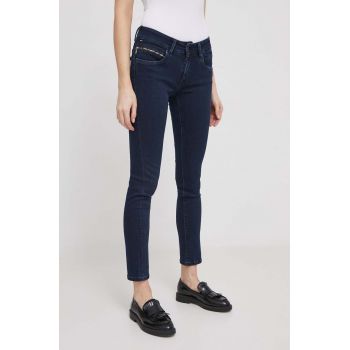 Pepe Jeans jeansi femei, culoarea albastru marin ieftini