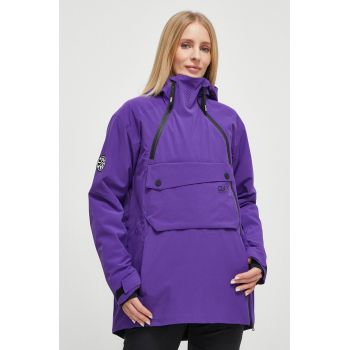 Colourwear geaca de snowboard Cake 2.0 culoarea violet
