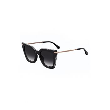 Ochelari de soare cat-eye cu detalii animal print Ciara
