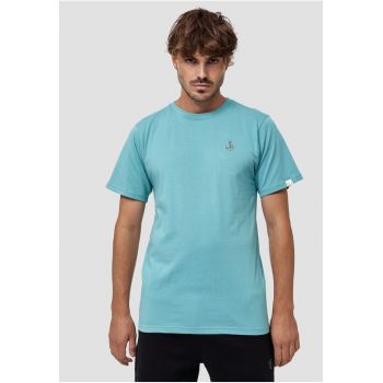 Tricou cu broderie pe piept Anker 2961