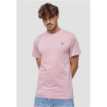 Tricou cu broderie pe piept Anker 2961