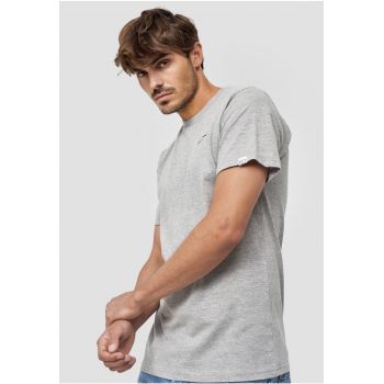 Tricou cu broderie pe piept Messer 2969