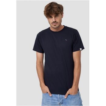 Tricou de bumbac cu broderii Sense 2953