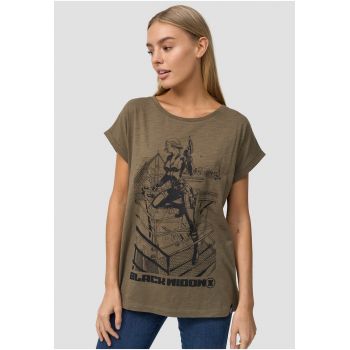 Tricou lejer cu imprimeu cu desene