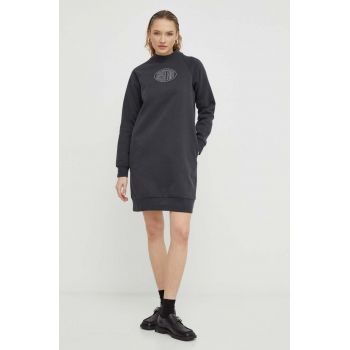 G-Star Raw rochie culoarea gri, mini, oversize de firma originala