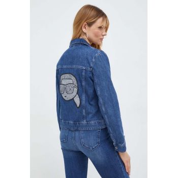 Karl Lagerfeld geacă din denim femei, de tranziție