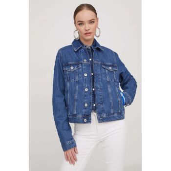 Karl Lagerfeld Jeans geacă din denim femei, de tranziție