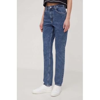 Karl Lagerfeld Jeans jeansi femei high waist de firma originali