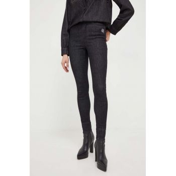 Karl Lagerfeld jeansi femei, culoarea negru