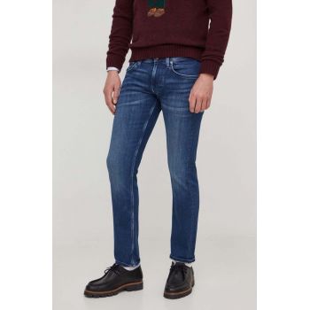 Pepe Jeans jeansi barbati, culoarea albastru marin