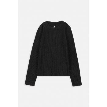 Coccodrillo pulover copii culoarea negru ieftin