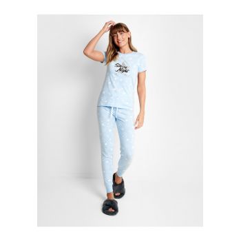 Pijama cu maneci scurte Goodnight 4059