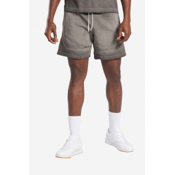 Reebok Classic pantaloni scurți Basketball Court top Bi-Dye bărbați, culoarea gri IA2418-grey ieftini