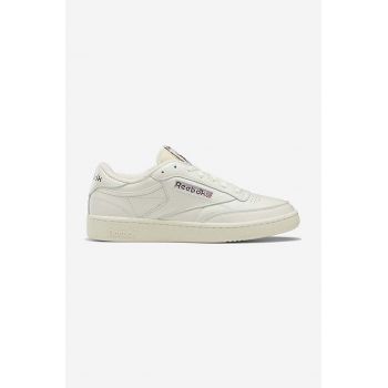 Reebok Classic sneakers din piele Club C85 Vintage culoarea bej GX3681-cream de firma originali