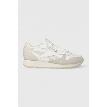 Reebok sneakers Classic Leather culoarea alb