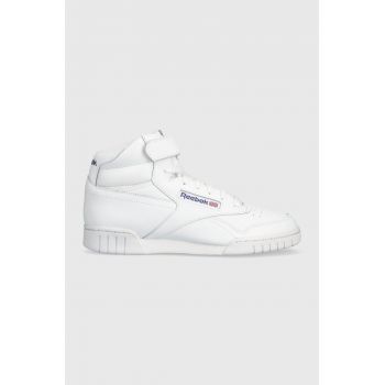 Reebok sneakers din piele EX-O-FIT Hi culoarea alb, 100000108 ieftini